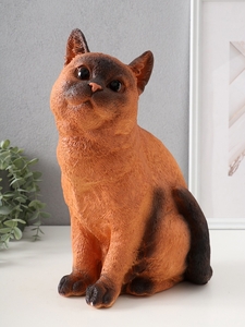 Фигурка гипс «Кошка Сиамская окраска», 31.5×16×24 см