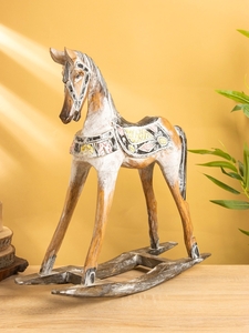 Сувенир «Лошадка-качалка», 40×13×45 см, дерево
