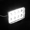 Противотуманная фара, 12 В, 8 LED, IP67, 6000К, направленный свет