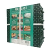 Универсальное покрытие для садовых дорожек POL-PLAST, 30×30 см, набор 9 шт., зелёное