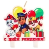 Свеча для торта «С Днем Рождения!», Щенячий патруль