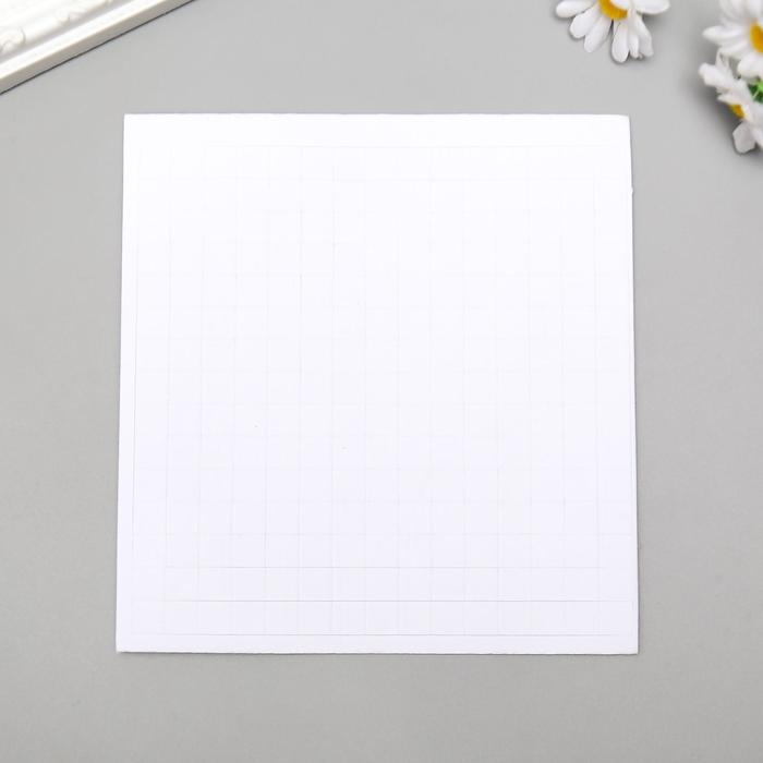 Клейкая лента двухсторонняя «Квадратики», 1×1 см, 15×15 см