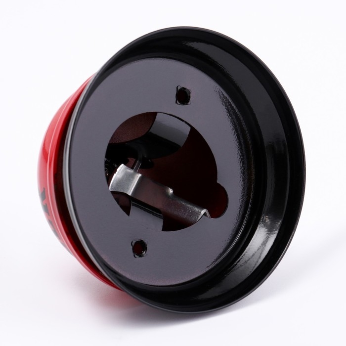 Звонок настольный Ring for a beer, 7.5×7.5×6 см, красный