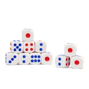 Кубики игральные, 1,5×1,5 см, набор 100 шт.