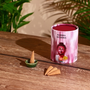 Благовония KARMA BUDDHA, аромаконусы, роза, набор 30 шт.