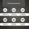 Тент защитный, 4×3 м, плотность 180 г/м², УФ, люверсы шаг 1 м, синий