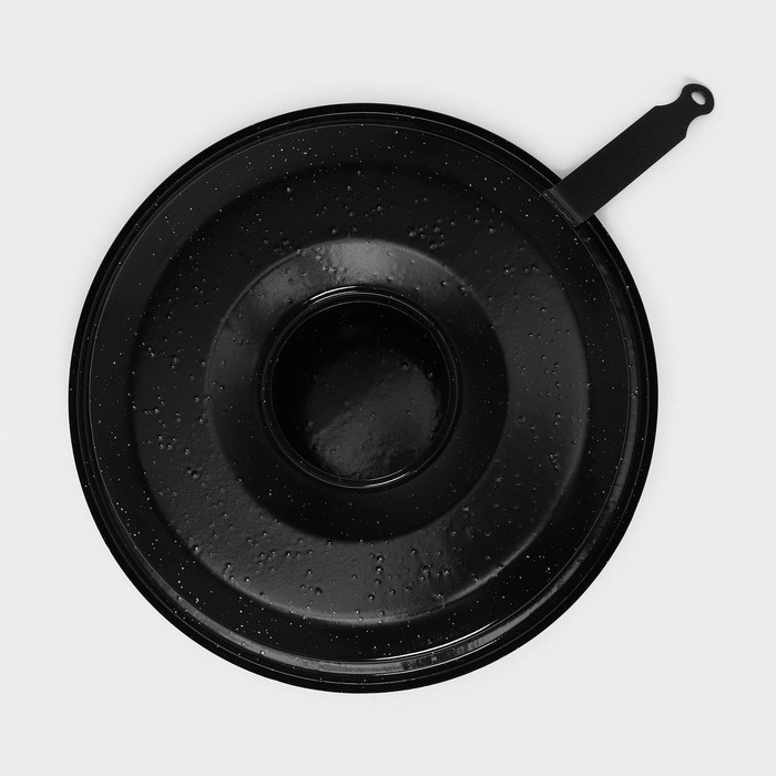 Сковорода-гриль Healthy grill, d=33 см, эмалированное покрытие, чёрная