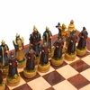 Шахматы подарочные «Монгольское иго», полистоун, доска дерево 36×36 см