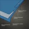 Тент защитный, 5×3 м, плотность 60 г/м², УФ, люверсы шаг 1 м, тарпаулин, УФ, голубой