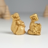 Фигурка полистоун «Змея удачи с богатствами», 3.3×3×4 см, МИКС