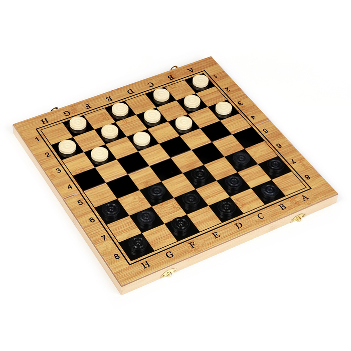 Настольная игра 3 в 1 «Король»: нарды, шахматы, шашки, 39×39 см