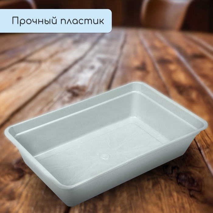 Ящик для рассады, 40×25×10 см, 5 л, пластик, цвет МИКС, «Урожай-4 М»