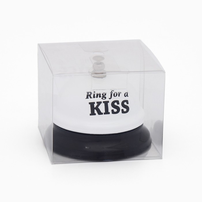 Звонок настольный Ring for a kiss, 7.5×7.5×6 см