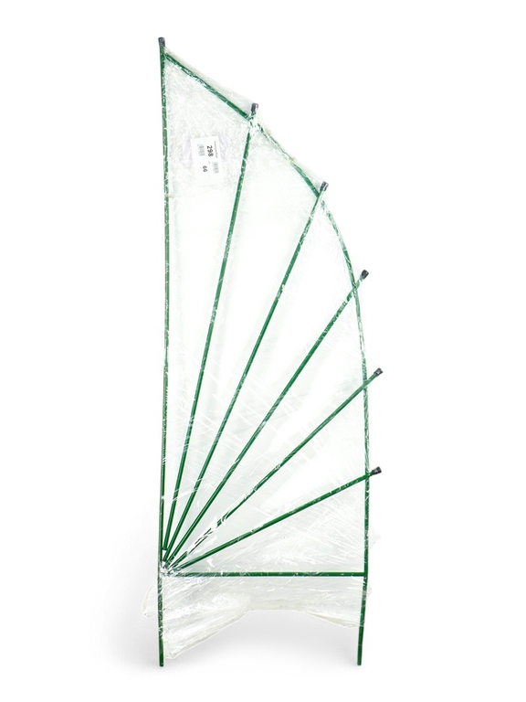 Шпалера, 150×62×1 см, металл, зелёная, «Парус мини»