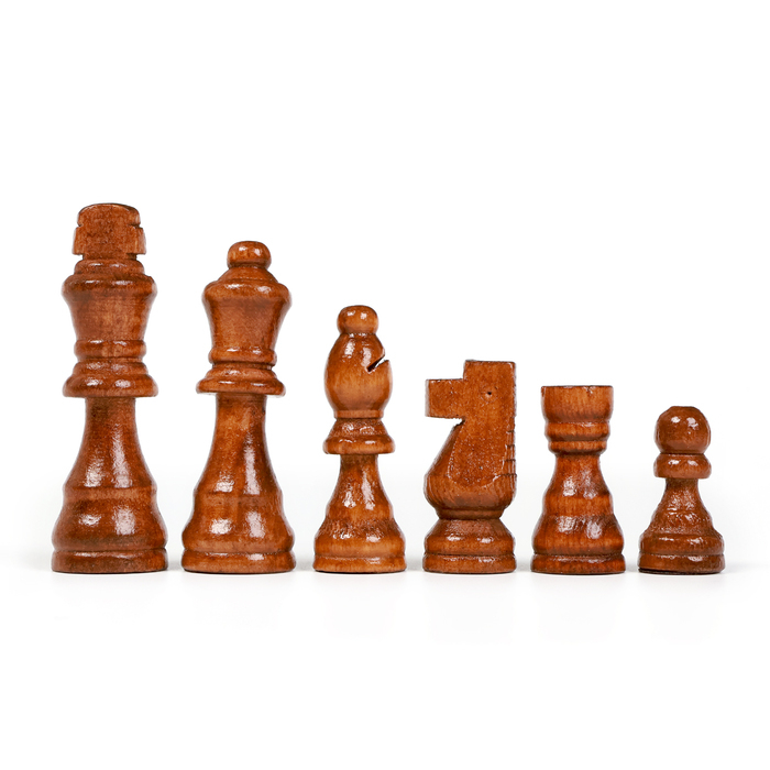 Настольная игра 3 в 1 «Король»: нарды, шахматы, шашки, 39×39 см