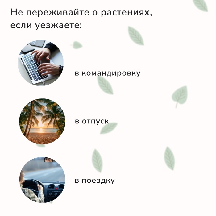 Автополив для комнатных цветов, 380 мл, h=16 см, пластик, МИКС