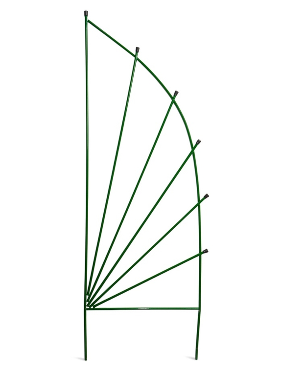Шпалера, 150×62×1 см, металл, зелёная, «Парус мини»