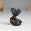 Фигурка полистоун «Змейка тёмная с мухоморами», 4.3×3.5×6 см, МИКС