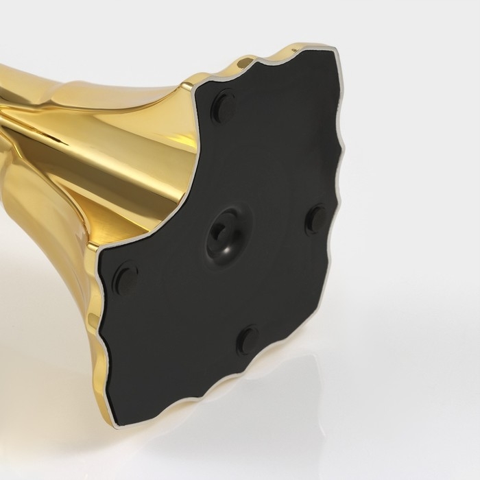 Башня пивная Gold, колба с подсветкой, 2 л, пластик, золотистая