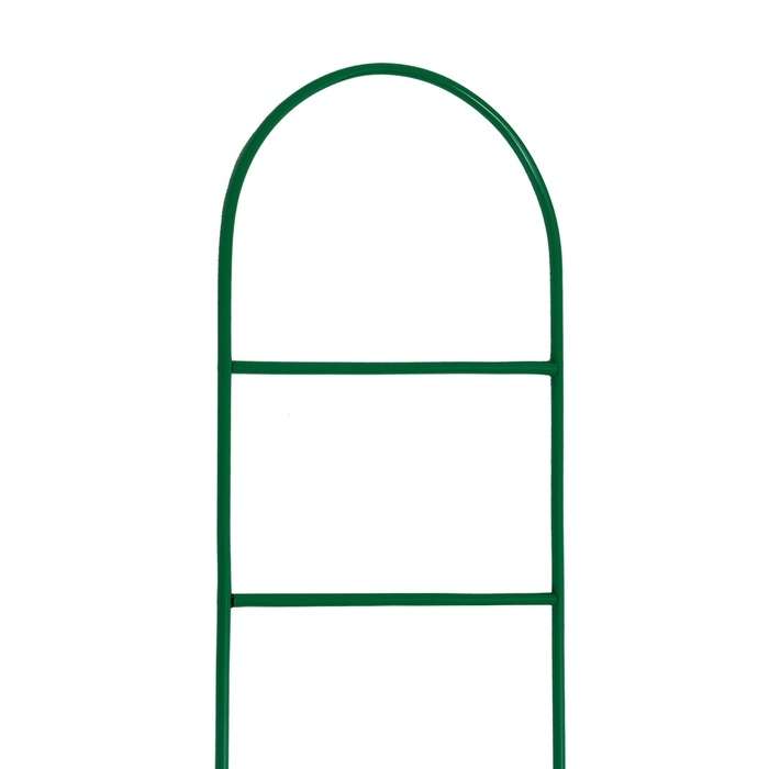 Шпалера, 140×30×1 см, металл, зелёная, «Лестница»