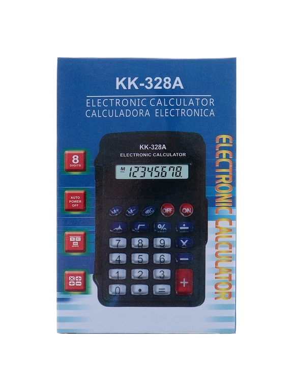 Калькулятор карманный, 8-разрядный, KK-328, с мелодией