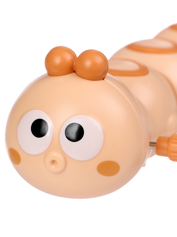Заводная игрушка «Гусеничка», бежевый