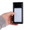 Внешний портативный аккумулятор 486, 20000 мАч, кабели Type-C/Lightning/MicroUSB, фонарь, чёрный
