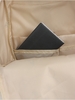 Рюкзак школьный на молнии, с карманами, размер 23×12×43 см, белый/синий